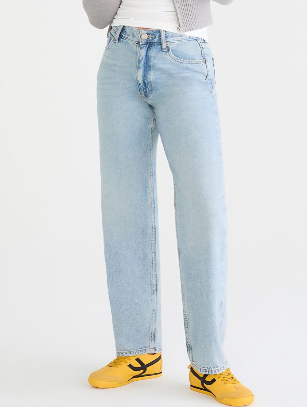 Aeropostale Lightwash 90s High Rise Baggy Jeans